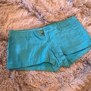 Blue hollister shorts